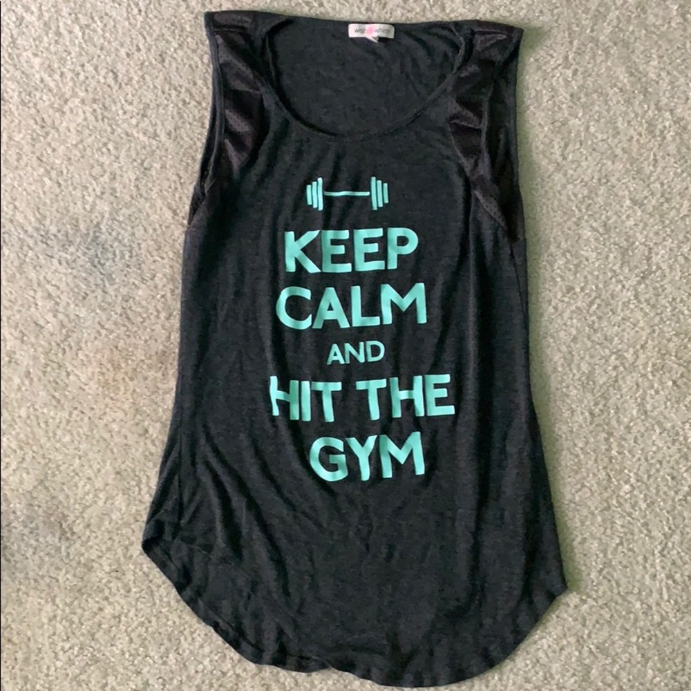 SCOOP HEM WORKOUT TANK